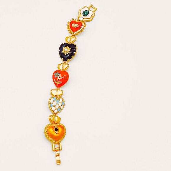 Elysian Baroque Heart Bracelet - Picture 3 of 6